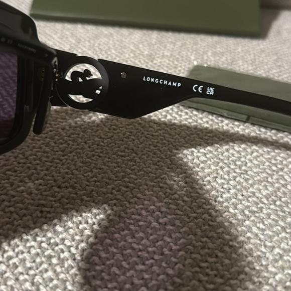 NEW Longchamp Black Square Sunglasses | Full Inclusion